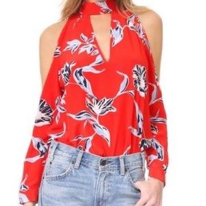 Yumi Kim Hot & Cold Silk Top | Hello Beautiful Red